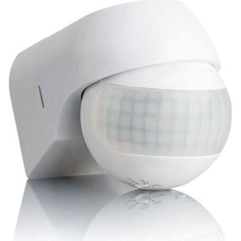 Détecteur de Mouvement Extérieur IP44, Monten Saillie, programmable, Capteur Infrarouge, Portée 15m/ 180°, LED adapté, orientable, Max. 800W/500W (1/4)