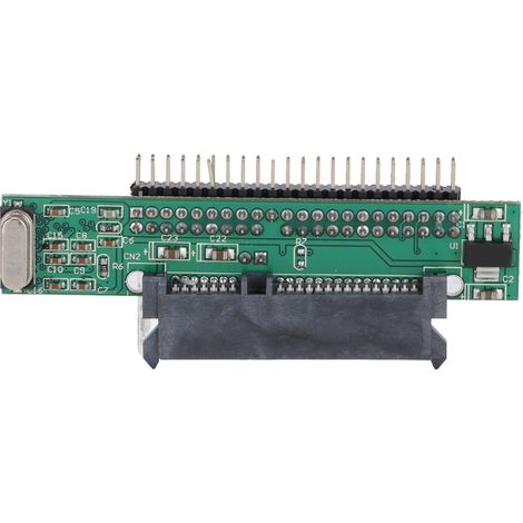 Adaptateur SATA vers IDE, connecteur femelle SATA 7+15 broches vers mâle 44 broches PATA, convertisseur pour disque dur d'ordinateur portable. (1/5)