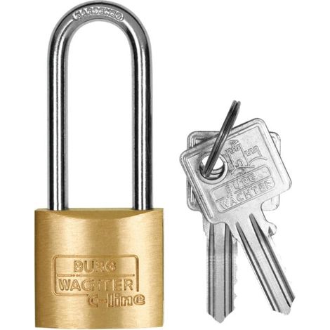 Burg-Wächter Cadenasà cylindre, anse longueà clés différentes,⌀ boîtier: 30 mm