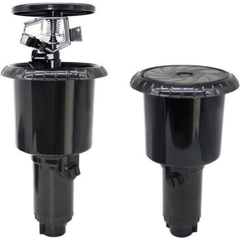 Tête d'arrosage à bascule souterraine pour jardin pelouse terrain de golf tête d'arrosage rotative automatique à 360 degrés (1/3)