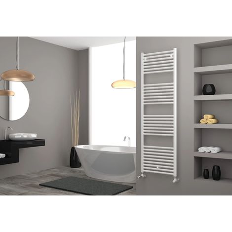 Cordivari - Lisa25 Radiatore Scaldasalviette H1775X600 Interasse 550 Mm - Colore: Bianco (1/2)
