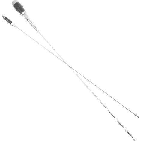 Antenne Radio CB Rétractable 26-28 MHz pour Marine, Argenté 1 Pièce, Plastique et Métal, pour Radios 27 Mhz Portatives, Usage Bateau (1/5)