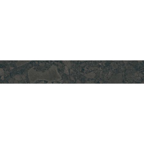 Carrelage sol / mur effet terrazzo noir 19,4x120 cm BLACK SPACE (vendu par boite de 0,93m2) (1/3)