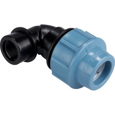 Codo hembra para tubo de polietileno 25mm - 15x21
