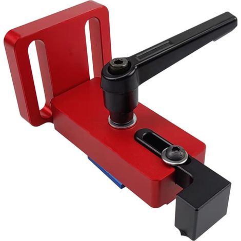 Limiteur de connecteur de dossier type 30 en alliage d'aluminium C Modification à faire soi-même d'un rail de guidage pour scie circulaire électrique à table inversée, avec poignée de poussée et rail  (1/5)
