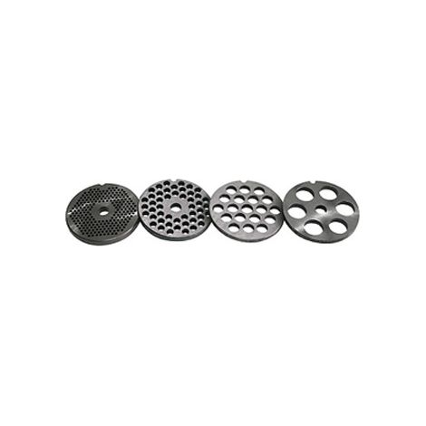 ELMA placa maquina picar n.8 4,5mm 60 ojos , Placa para máquina de picar del Nº8. 23.08.4Con 60 agujeros de 4,5mm de diámetroAcero carbono