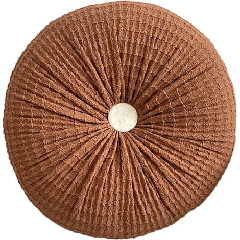 Cojín para sillón de sofá hecho a mano, decoración marrón (1/5)