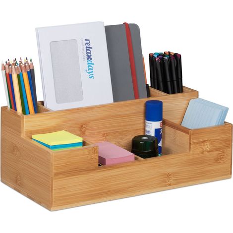 Bamboo desk organiser