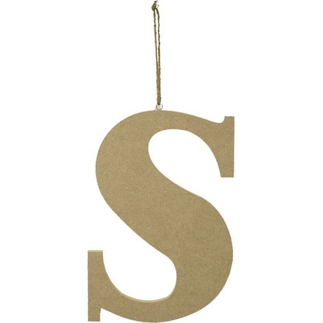 LETTERA "S" LEGNO