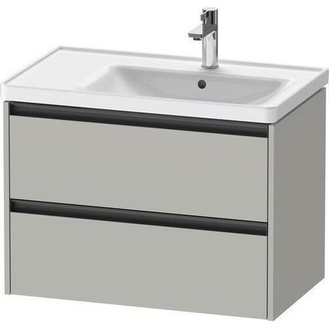 Duravit Ketho.2 Waschtischunterbau wandhängend, 2 Schubkästen, (1/4)