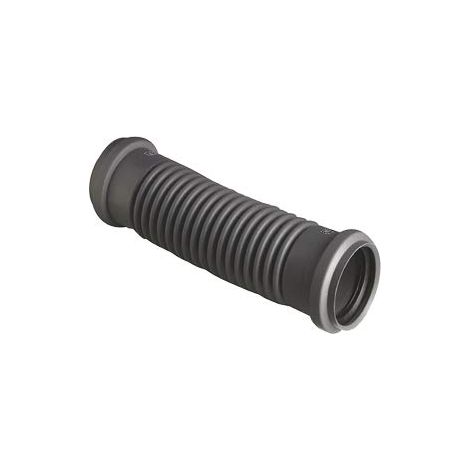 Jardibric – Raccord d'évacuation PVC souple – Manchette flexible à joint F/F – Diamètre 50 mm – Résistant aux produits chimiques et à l'usure (1/4)