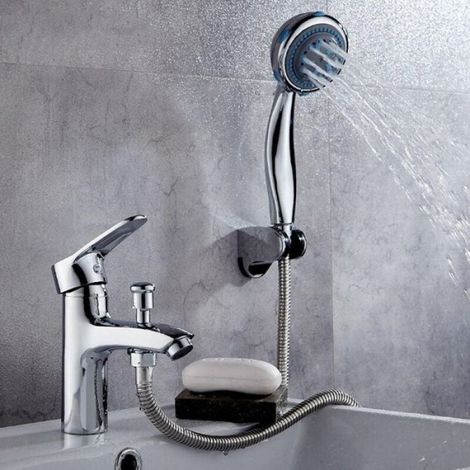 1 Mitigeur baignoire,alliage métallique,limiteur température,2 sorties,clapet anti-retour,salle de bain (1/5)