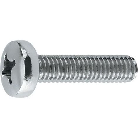 tornillo rosca metal din 7985. acero inoxidable. rosca métrica m-4. cabeza alomada metrica m-4 largo 10mm