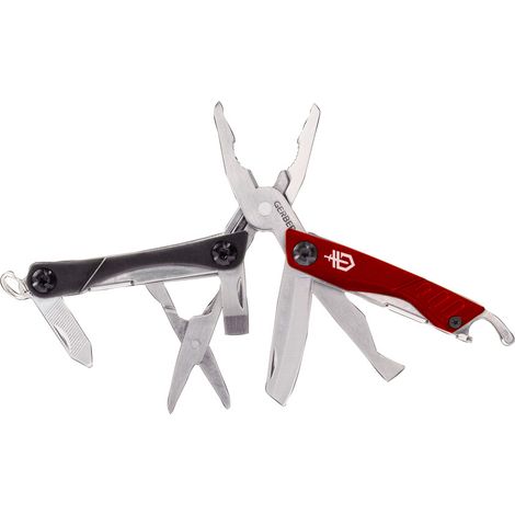 Mini pince multifonction, rouge (Global Box) (1/4)
