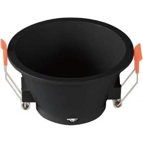 Porta faretto da incasso v-tac attacco gu10 nero vt-925-b - 6637
