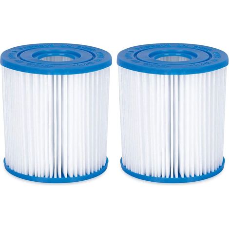 Lot de 2 cartouches filtres pour piscine modèle D FD2133 BESTWAY I (1/5)