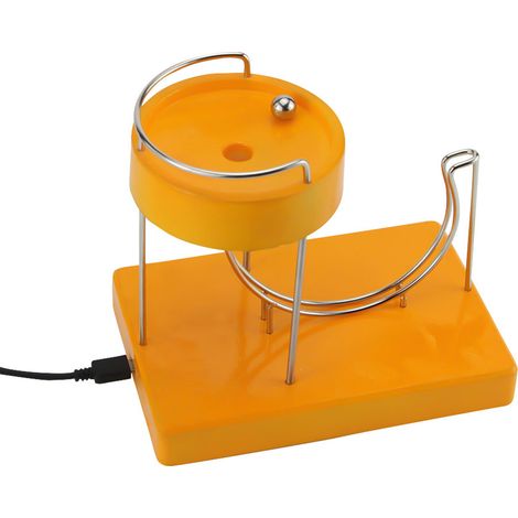 Machine à mouvement perpétuel jaune, Version USB, décoration dynamique, petite boule, ornement artistique, sport de bureau (1/5)