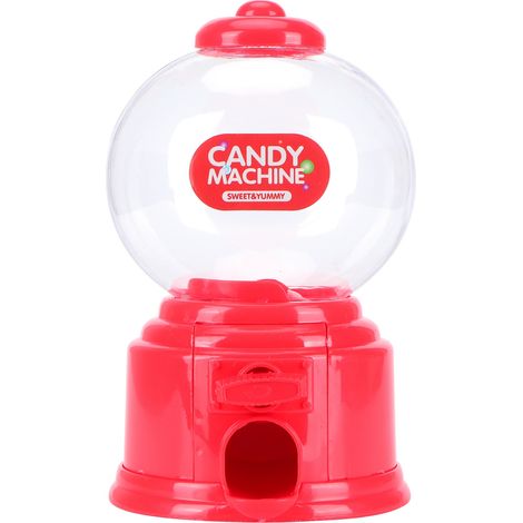 Coffre à monnaie miniature mignon distributeur de bonbons cadeau pour enfants rouge (1/5)