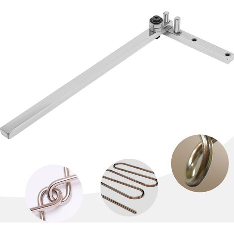 Universeller Biegeapparat, 180° manueller Mini-Universal-Bieger, exquisite Handwerkskunst, 8 mm DIY Carbonstahl, kreatives Handwerkzeug, hohe Zuverlässigkeit