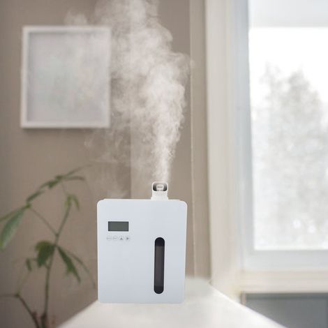 Diffusore di aromi automatico per ambienti, 18x8x21,5 cm, in ABS, 2328 g, con sistema anti-vuoto e spegnimento automatico, per uso domestico e commerciale. (1/4)