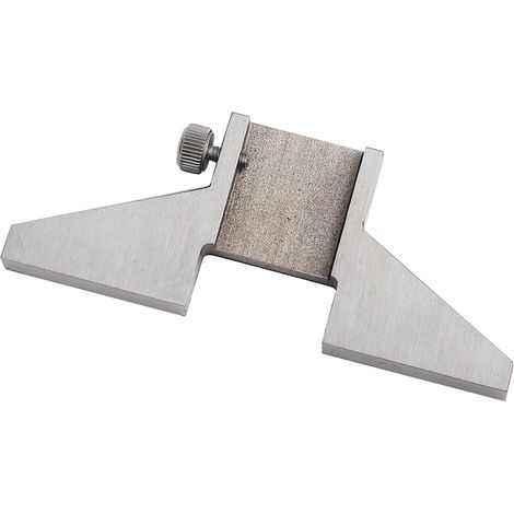 Base de jauge de profondeur en acier, accessoire de jauge de profondeur à pied à coulisse numérique avec échelle (1/5)