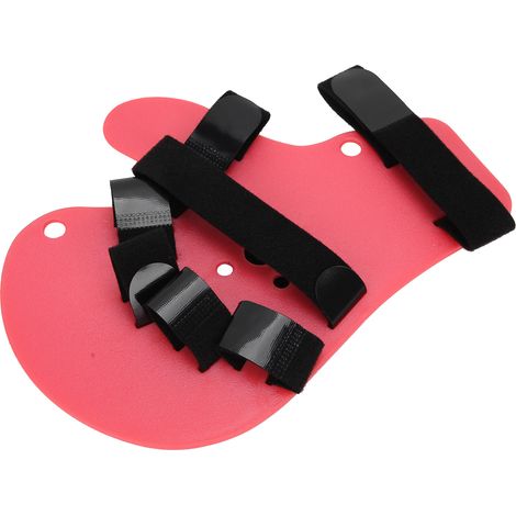 Fingerorthese für Erwachsene bei Halbseitenlähmung nach Schlaganfall – Rehabilitationsschiene und Gelenkstütze, rosa (1/5)