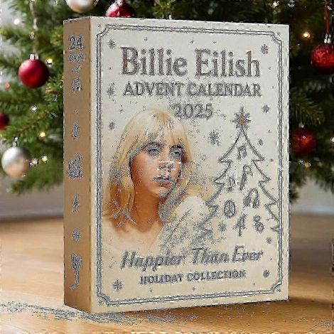 Neuer Billie Eilish Adventskalender 2025 – Weihnachtscountdown – Kreative Überraschungsbox (1/3)