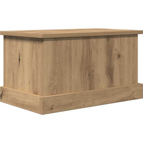 Maison Exclusive - Caja de almacenaje madera ingeniería roble art