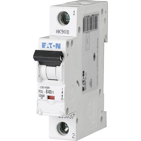 Eaton 236063 PXL-C40/1 Disjoncteur 1 pôle 40 A 230 V/AC D980121 (1/2)