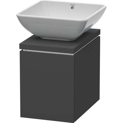 Meuble sous-vasque L-CUBE 320x477x400mm graphite mat