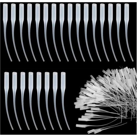 Lot de 200 embouts applicateurs de colle en plastique Colle instantanée compte-gouttes en plastique (1/5)
