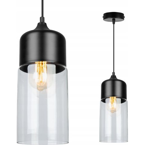 LÁMPARA DE TECHO COLGANTE, PLAFÓN DE CRISTAL, LÁMPARA LED