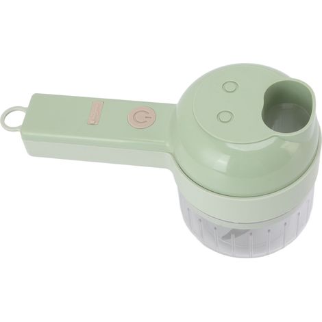 Hachoir à ail portable rechargeable par USB, ouverture pour le chargement, corps étanche, lame en acier inoxydable (1/5)