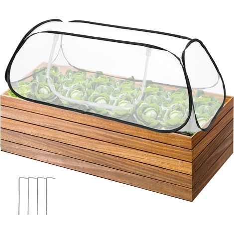 Bardusch-Bâche de jardin pliable 115 x 50 x 45 cm, protection pour plantes de jardin surélevées, cage de protection contre les insectes et les oiseaux (1/5)