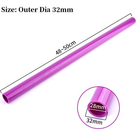 Tuyau en PVC violet (diamètre extérieur 32 mm, 1 pièce) pour l'irrigation agricole et de jardin, le bricolage, les aquariums et les réservoirs d'eau. Raccords de plomberie.