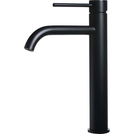 Robinet pour vasque, eau froide, monotrou, surélevé, or rose (1/5)
