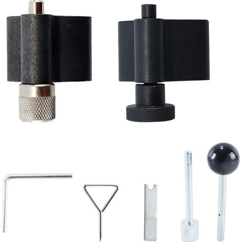 Kit d'outils de réglage Moteur, Outil de Courroie de Distribution, Outils d'arbre à cames avec Coffret, Acier (1/5)
