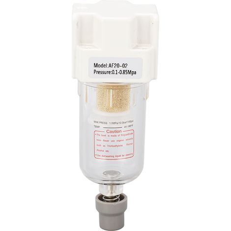 Druckregler mit G1/4-Zoll-Luftfilter für Kompressor, Schlauchzubehör 0,1–0,85 MPa, Ablassfunktion (1/5)