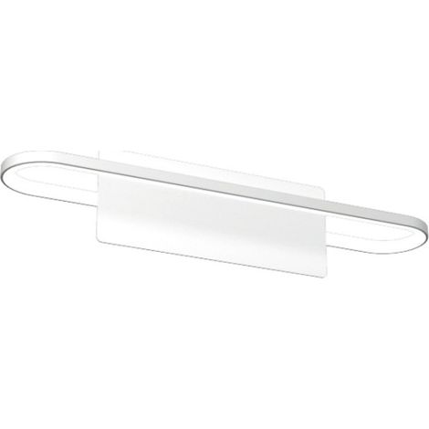 Applique Moderna Circuit Metallo Bianco Diffusore Bianco Led 11,2W Calda 40Cm (1/5)