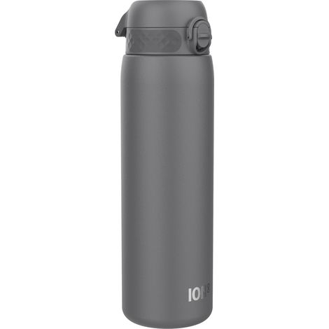 Gourde Isotherme 1 Litre, 920 ml, Anti-Fuite, Facile à Ouvrir, Verrouillage Sécurisé, Lavable au Lave-Vaisselle, Acier Inoxydable, Isolation Sous Vide, Idéale pour le Sport et le Yoga, Gris (1/5)