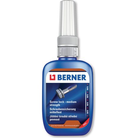 Agente fijador de roscas de dureza media, 24 ml.