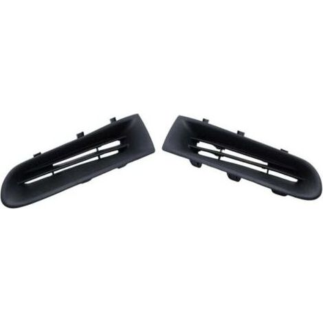 Grille Pare-Chocs Avant - ABS Noir - Pour Renault Clio MK3 2005-2009 - Gauche - 1 Pièce (1/4)