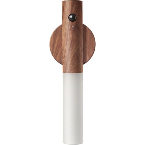 Applique murale sans fil batterie rechargeable à détecteur de mouvement, en bois, veilleuse pour chambre,couloir et escalier (1/5)