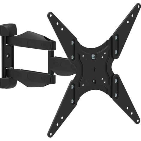 Support Mural pivotant pour TV, Bras Mural pour TV de 13" à 65", Max 35Kg, Max VESA 400x400. Inclinaison Verticale +/-12°. Rotation de 180°, Extension jusqu'à 47 cm. (1/5)