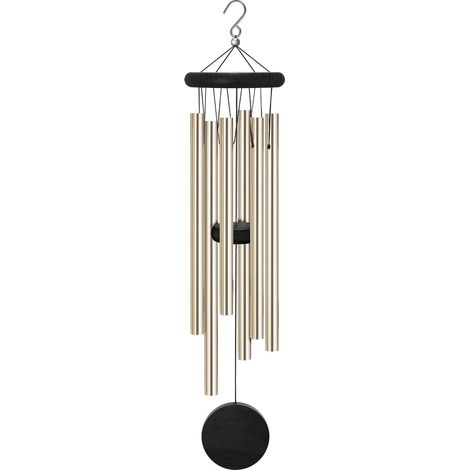 Memorial Wind Chimes Outdoor with 6 Aluminum Alloy Tubes and Hook, Wind Chimes for Home Decor Garden Patio Outdoor (1/4)
