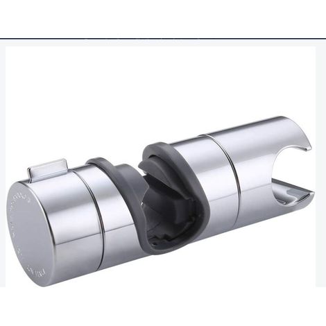 Support Douche 18-25mm Diamètre Support Douchette Salle de Bain Accessoires Colonne de Douche Réglable Remplacement Support de Pommeau de Douche ABS Chromée, PB4-CH