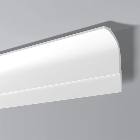 Eckleiste NMC WT22 WALLSTYL Noel Marquet Zierleiste Stuckleiste Modernes Design weiß 2 m (1/5)