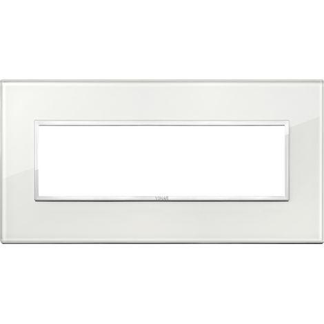 Placca 7M bianco diamante Vimar Eikon Evo 21657.70