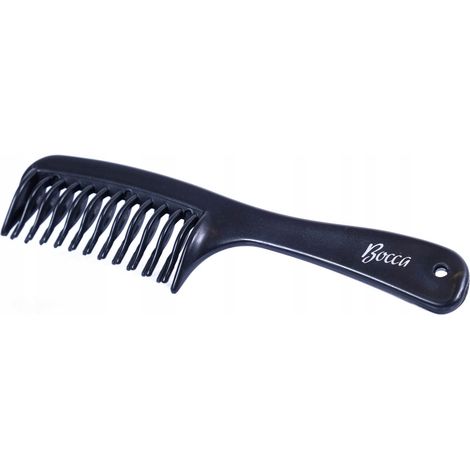 Pettine per capelli con manico a denti larghi