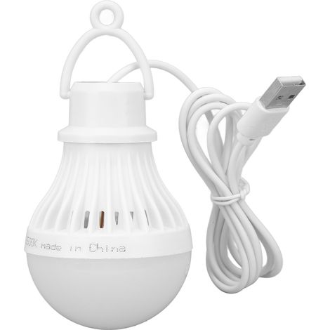 Tragbare 5-W-LED-Campinglampe, USB-aufladbar – Notleuchte für Zelt und Wanderungen (1/5)